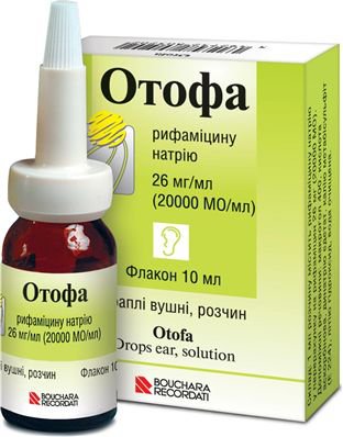 Отофа вушні краплі: інструкція із застосування, відгуки і ціни