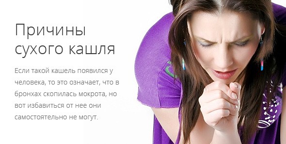 Причини і лікування сухого кашлю