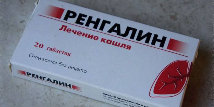 Ренгалин від кашлю для дітей і дорослих: інструкція по застосуванню