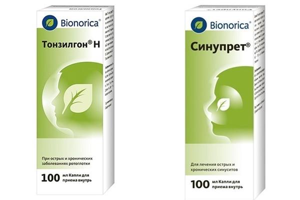 Що краще ефективніше Синупрет або Тонзилгон