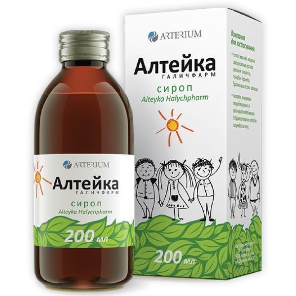 Сироп від кашлю Алтейка інструкція коли і як застосовувати