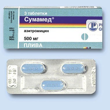 Сумамед для лікування гаймориту