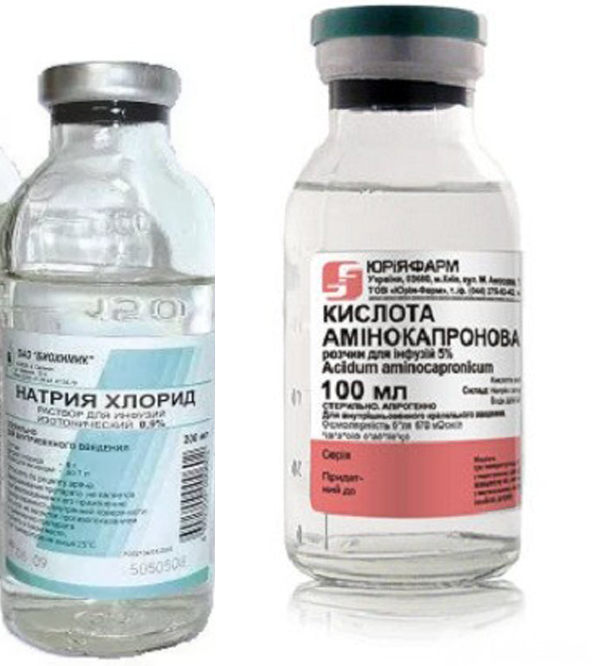 Застосування Амикопроновой кислоти при проведенні інгаляцій при нежиті