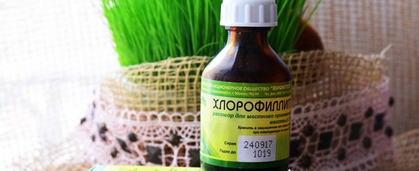 Застосування масляного хлорофіліпту для лікування